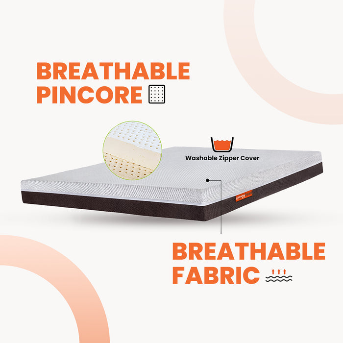 Laxe|Pincore|Late|Mattress|with|BodyIQ|Orthopedic|Memory|Foam