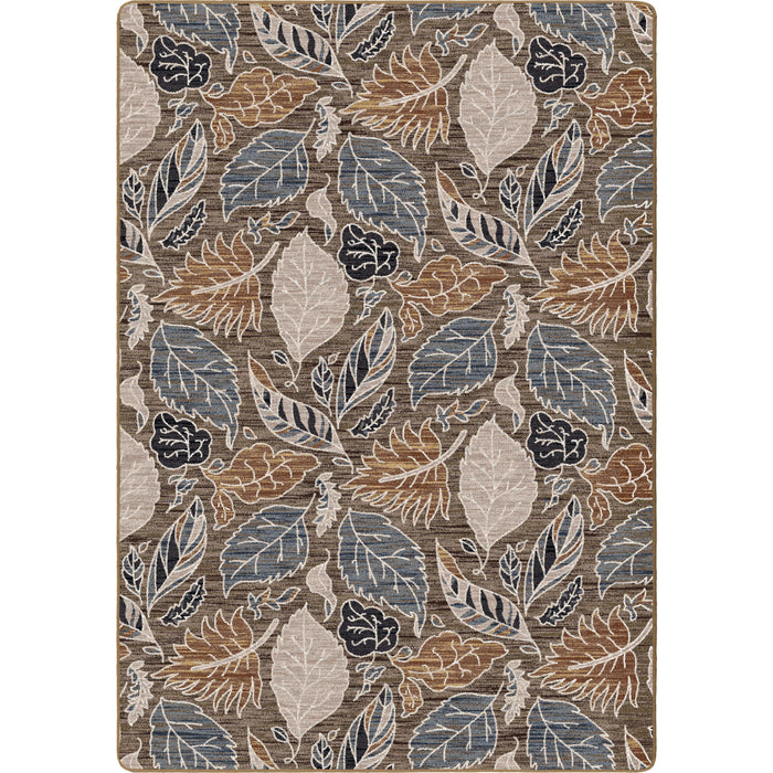 Image of an area rug, Leaves - Suede