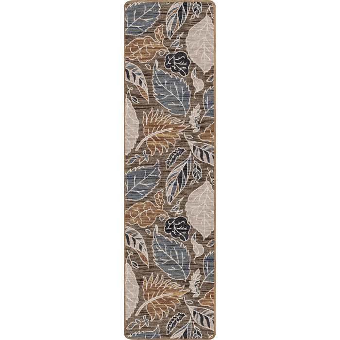Image of an area rug, Leaves - Suede