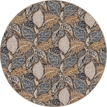 Image of an area rug, Leaves - Suede
