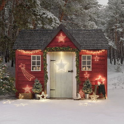LED Hanging Star Christmas Decoration Trio