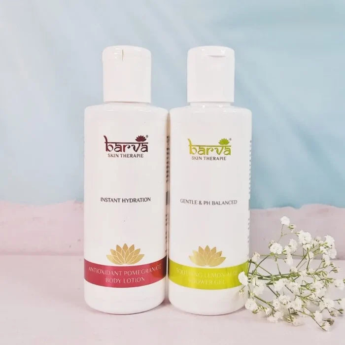 Lemon Shower Gel & Pomegranate Body Lotion