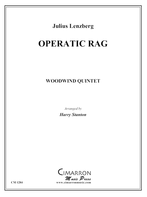 Lenzberg - Operatic Rag - Woodwind Quintet