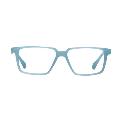Light Blue Square Full Rim