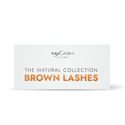 Dark Brown Lashes - The Natural Collection by My Lash Store