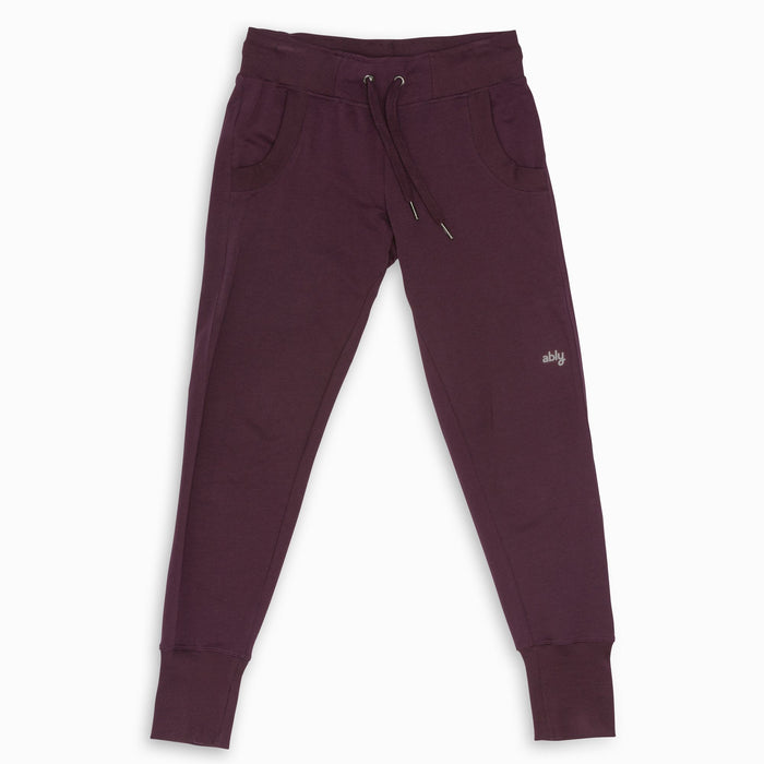 Lilac | Women's Rib Cuffs Sweatpants