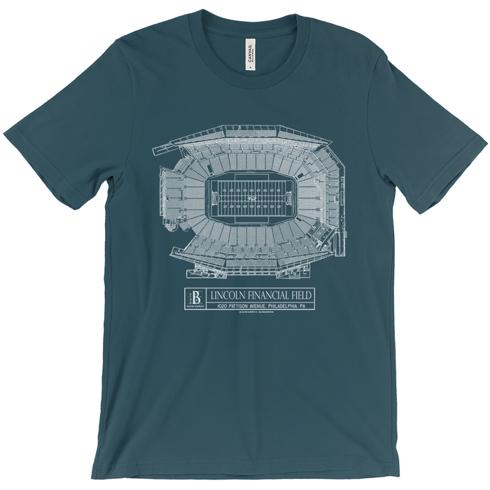 Lincoln Financial Field (Plan View) T-Shirts