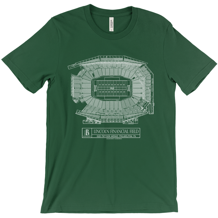 Lincoln Financial Field (Plan View) T-Shirts