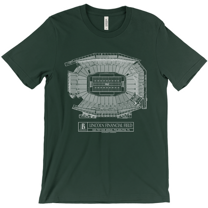 Lincoln Financial Field (Plan View) T-Shirts