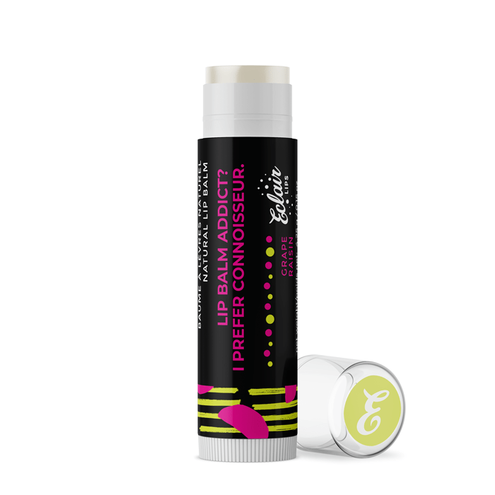 Eclair lip balm, Lip Balm Addict? Grape Raisin flavor.