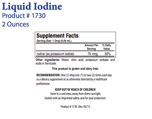 Liquid Iodine by Biotics Research