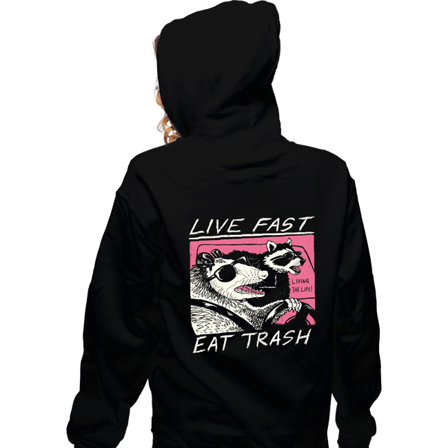 Zippered Hoodies, Unisex / Small / Black