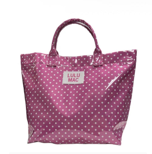 LM-Tote Bag Pink/White Dot