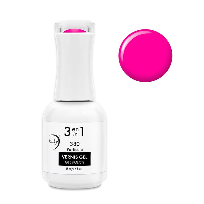 Looky Vernis Gel 3 en 1 #380 Particule (Collection Fluo) (EXCLUSIVITÉ WEB)