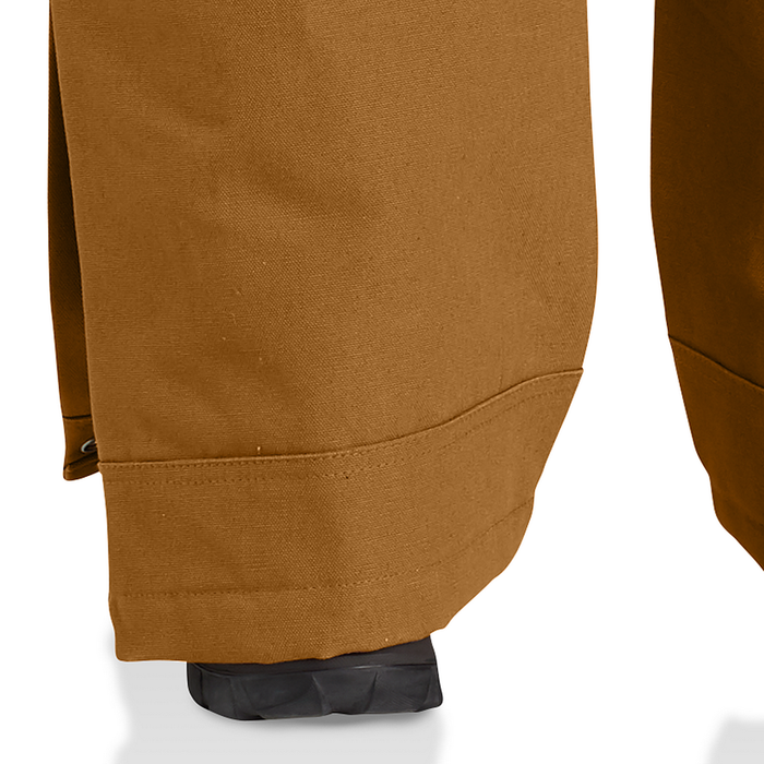 Loose Fit Firm Duck Insulated Bib Overall - BRN-Carhartt Brown | Carhartt 106672