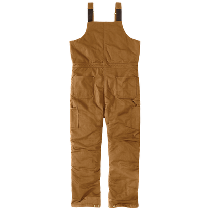 Loose Fit Firm Duck Insulated Biberall - BRN-Carhartt Brown | Carhartt 106682