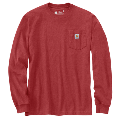Loose Fit Heavyweight Long-Sleeve Pocket C Graphic T-Shirt - RA0-Crabapple Heather | Carhartt 106496