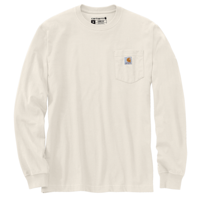 Loose Fit Heavyweight Long-Sleeve Pocket Dog Graphic T-Shirt - W03-Malt | Carhartt 106922