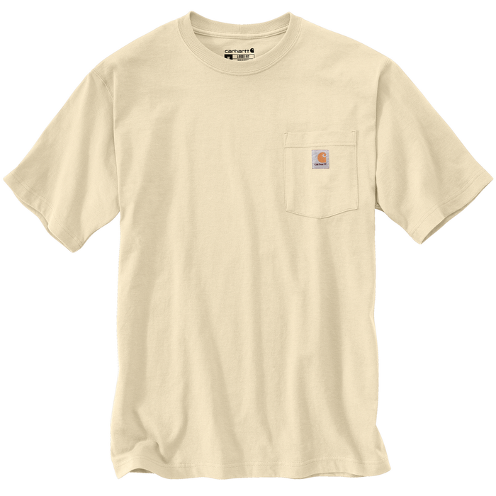 Loose Fit Heavyweight Short-Sleeve Pocket T-Shirt - A16-Oat Milk | Carhartt K87