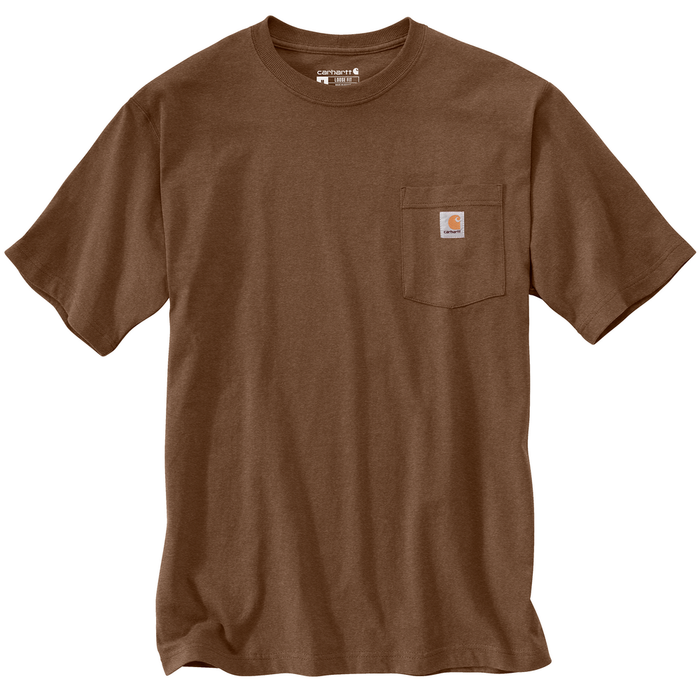 Loose Fit Heavyweight Short-Sleeve Pocket T-Shirt - B86-Mocha Heather | Carhartt K87