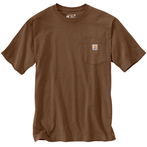 Loose Fit Heavyweight Short-Sleeve Pocket T-Shirt - B86-Mocha Heather | Carhartt K87