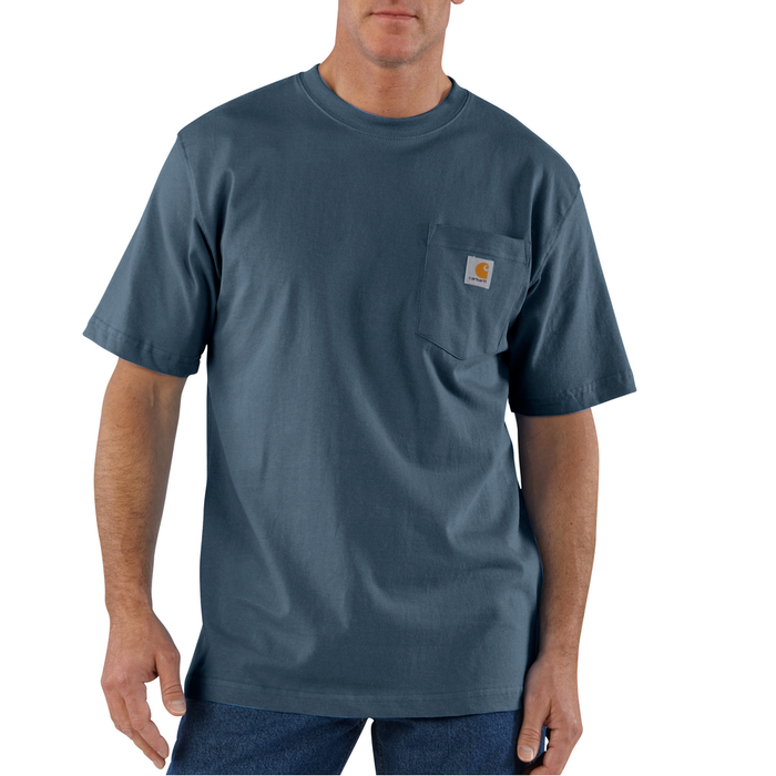 Loose Fit Heavyweight Short-Sleeve Pocket T-Shirt - BLS-Bluestone | Carhartt K87