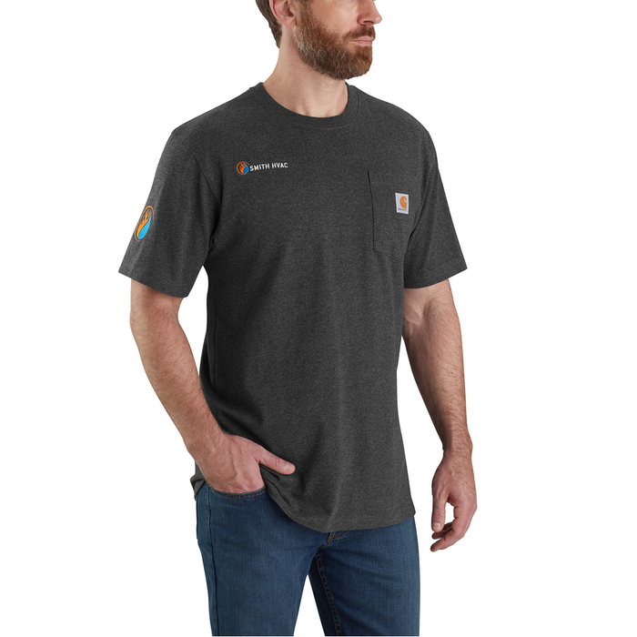 Loose Fit Heavyweight Short-Sleeve Pocket T-Shirt - CRH-Carbon Heather | Carhartt K87