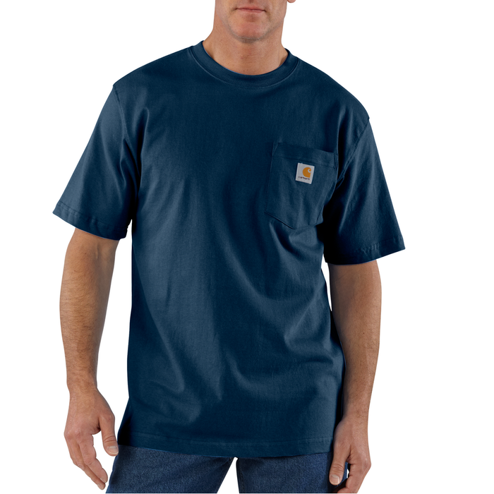 Loose Fit Heavyweight Short-Sleeve Pocket T-Shirt - NVY-Navy | Carhartt K87