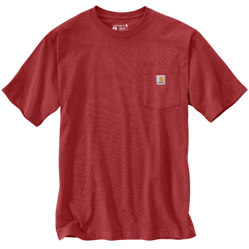 Loose Fit Heavyweight Short-Sleeve Pocket T-Shirt - RA0-Crabapple Heather | Carhartt K87