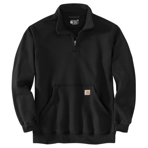 Loose Fit Midweight Quarter-Zip Mock-Neck Sweatshirt - BLK-Black | Carhartt 105294
