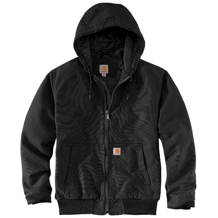 Loose Fit Washed Duck Insulated Active Jacket - BLK-Black | Carhartt 104050