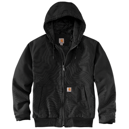 Loose Fit Washed Duck Insulated Active Jacket - BLK-Black | Carhartt 104050