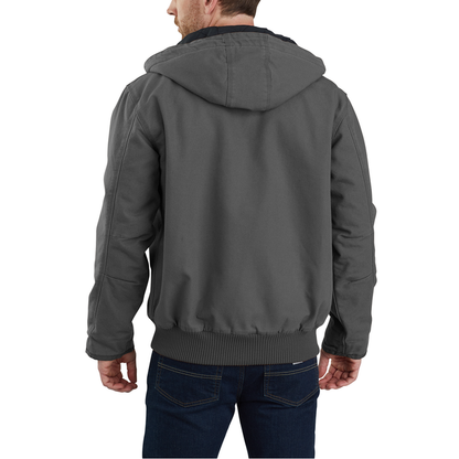 Loose Fit Washed Duck Insulated Active Jacket - GVL-Gravel | Carhartt 104050