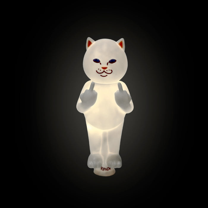 RIPNDIP Lord Nermal Light Up Tree Topper (White)