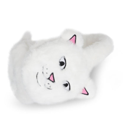 RIPNDIP Lord Nermal Sherpa Earmuffs (White)
