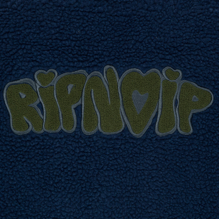 RIPNDIP Love N Dip Sherpa Jacket (Navy)