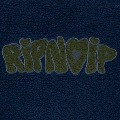 RIPNDIP Love N Dip Sherpa Jacket (Navy)