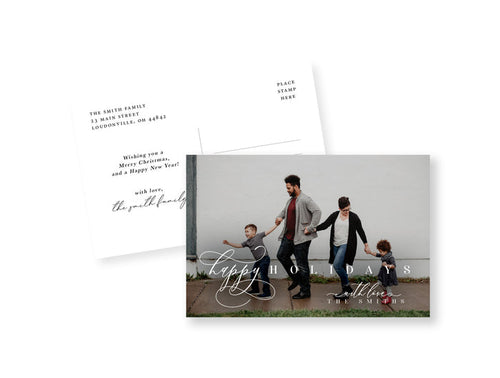 Lovely Script Postcard