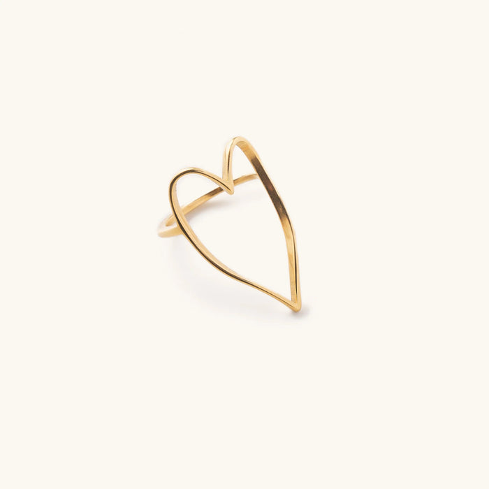 Lovie Gold Heart Ring