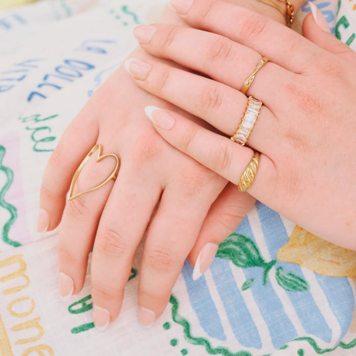 Lovie Gold Heart Ring
