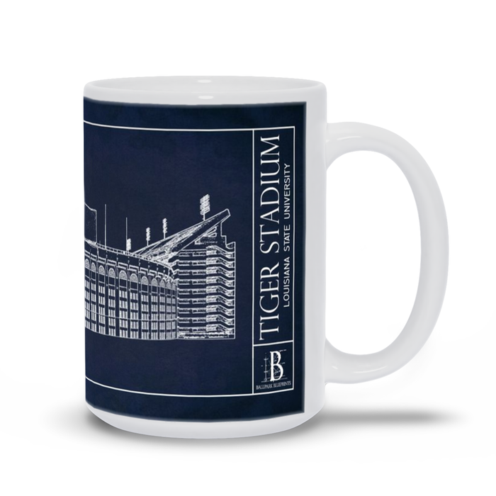 LSU Tiger Stadium Ceramic Mug
