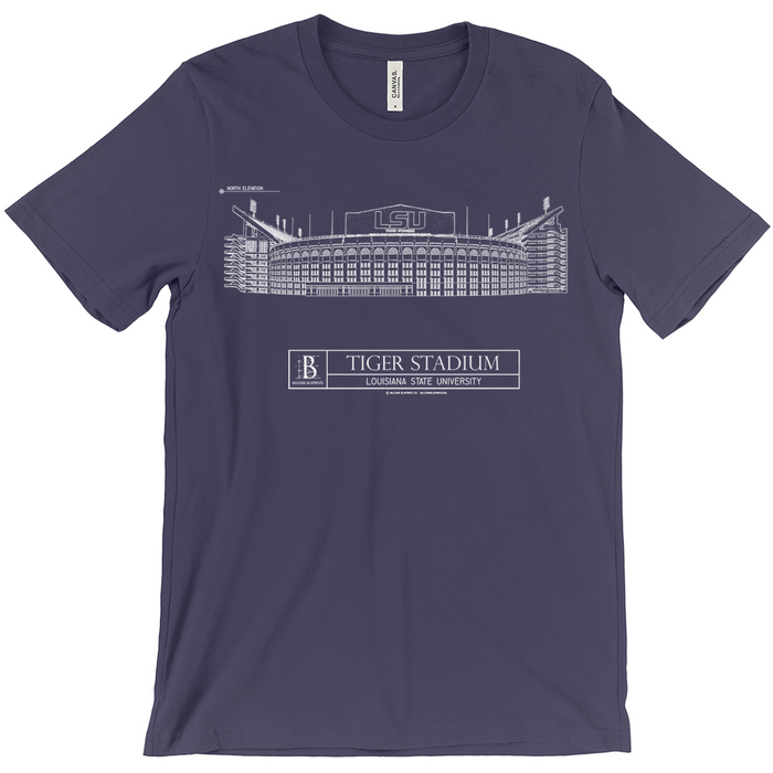 LSU Tiger Stadium Unisex T-Shirts