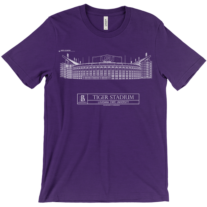 LSU Tiger Stadium Unisex T-Shirts