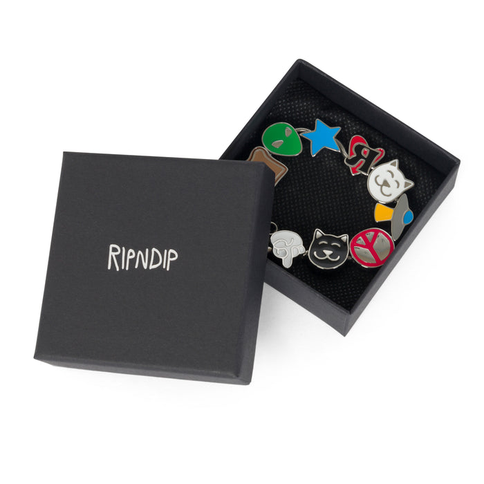 RIPNDIP Lucky Charms Bracelet (Silver)