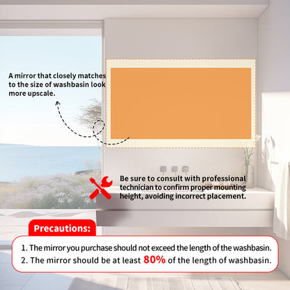 LUVODI LED Bathroom Mirror 3X Magnifier Dimmable Front Light + Backlit Defogging , Memory Function