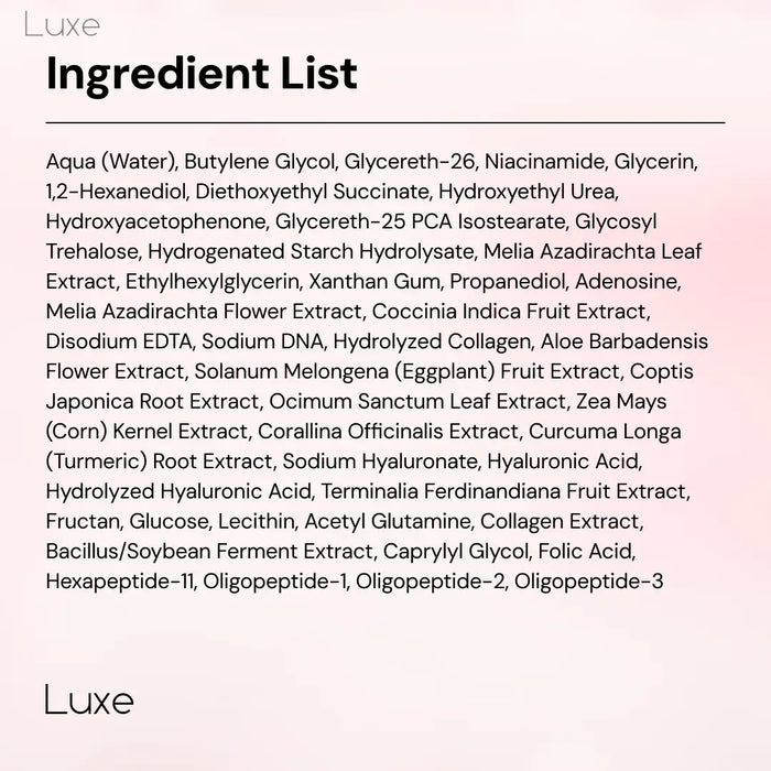 Luxe | PDRN Toner Pads Luxe Cosmetics US