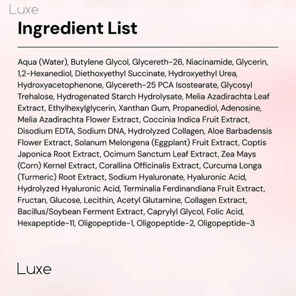 Luxe | PDRN Toner Pads Luxe Cosmetics US