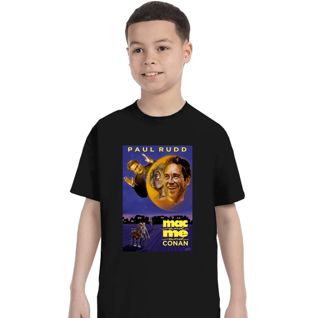 Daily_Deal_Shirts T-Shirts, Youth / XS / Black Mac And Me And Conan