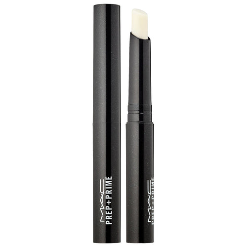 M.A.C Prep + Prime Lip primer for smooth lipstick application, shown in sleek packaging with applicator brush.