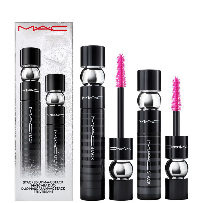 MAC Stacked Up MACStack Mascara Duo Black NIB